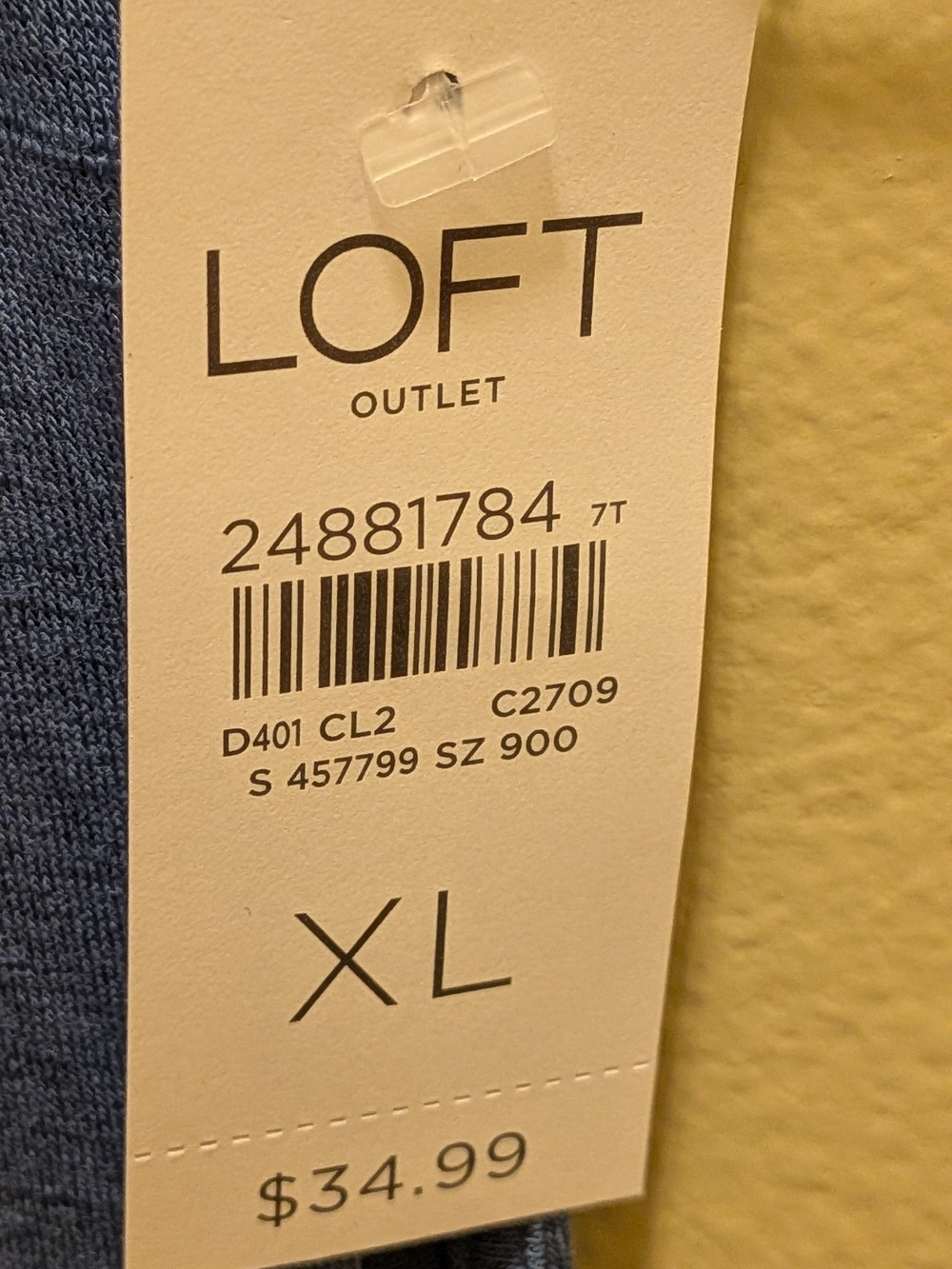 LOFT Outlet Banded Bottom Tank - Picture 3 of 3